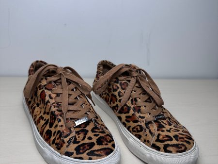 Shoes Sneakers By J Slides In Leopard Print, Size: 8 Online Hot Sale