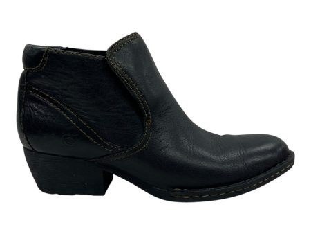 Boots Leather By Born In Black, Size:7.5 Fashion