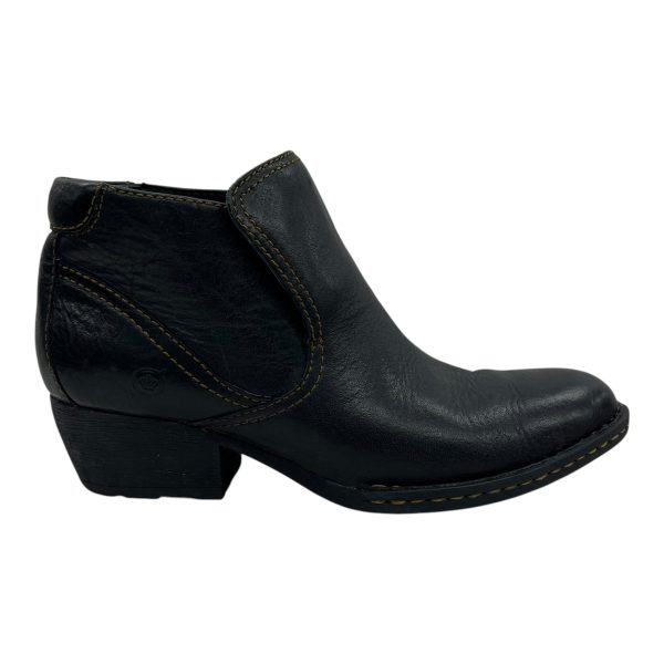 Boots Leather By Born In Black, Size:7.5 Fashion