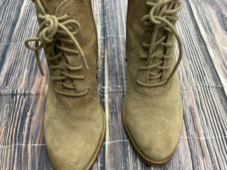 Boots Ankle Heels By Lucky Brand In Tan, Size: 8.5 Sale