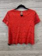 Top Short Sleeve By Lily White In Orange, Size: S Hot on Sale