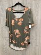 Top Short Sleeve By Maurices In Green, Size: S on Sale