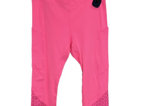 Athletic Leggings By Zyia In Pink, Size: L For Discount