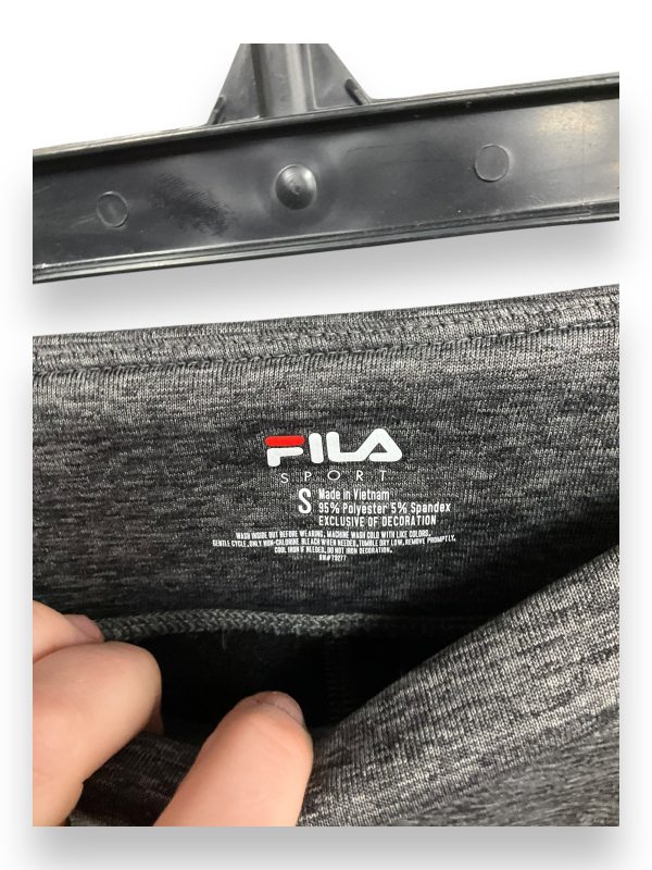 Athletic Leggings By Fila In Grey, Size: S For Cheap