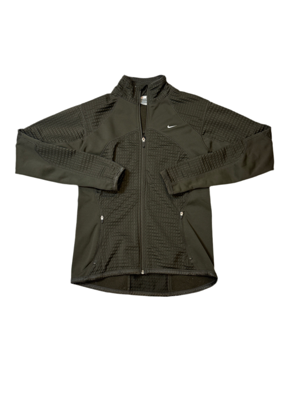 Athletic Jacket By Nike Apparel In Green, Size: M For Sale