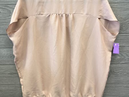 Top Short Sleeve By Loft In Peach, Size: S Cheap