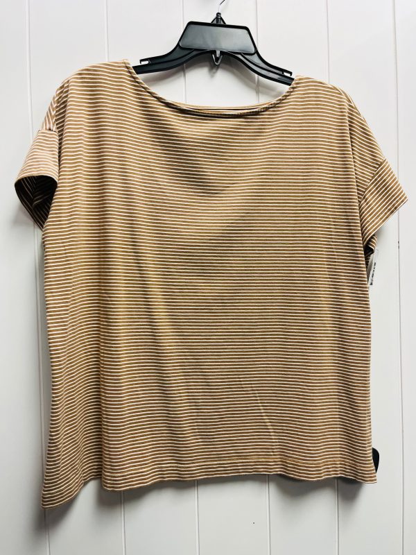 Top Short Sleeve By J. Jill In Brown, Size: L Fashion