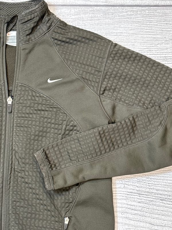 Athletic Jacket By Nike Apparel In Green, Size: M For Sale