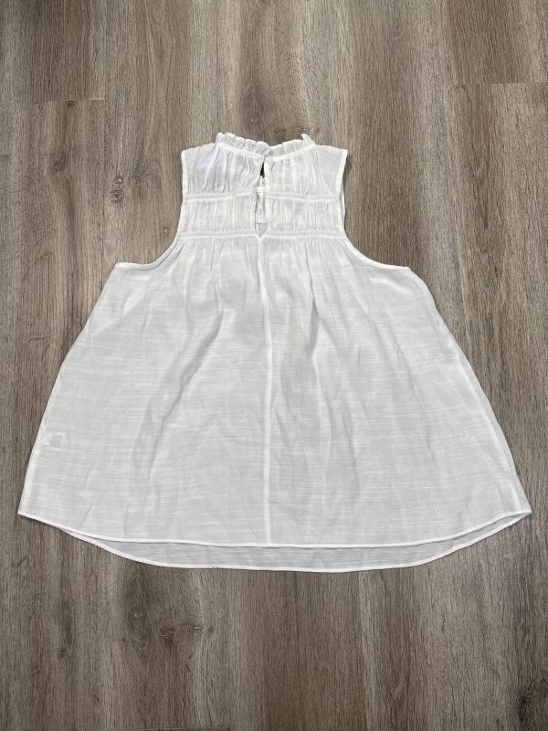 Blouse Sleeveless By Nine West Apparel In White, Size: S Online now