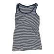 Mat Tank Top By Gap In Blue & White, Size:S Supply