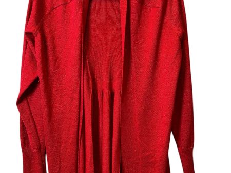 Cardigan By Apt 9 In Red, Size: Xl Sale