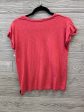 Top Short Sleeve By Max Studio In Red, Size: Petite   S Sale