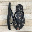 Black Sandals Flip Flops designer by Coach, Size 6 Hot on Sale