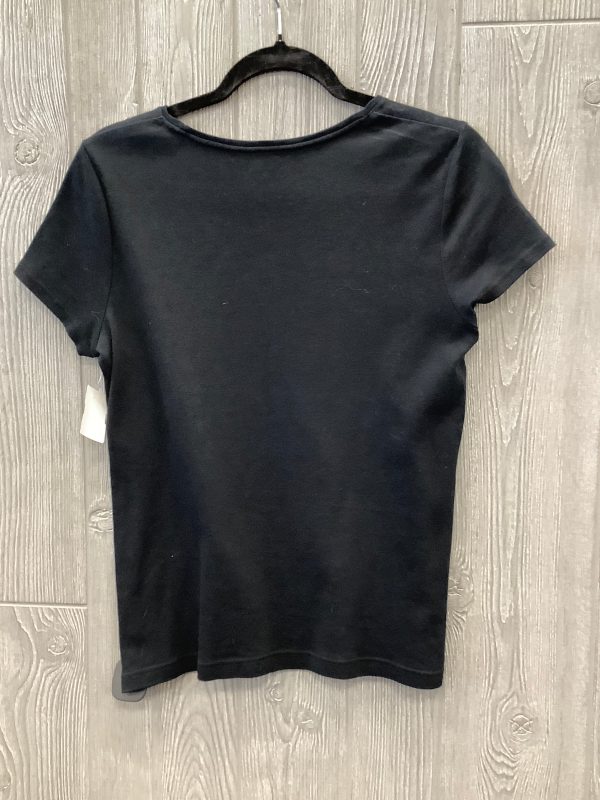 Top Short Sleeve By Croft And Barrow In Black, Size: S For Discount