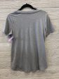 Top Short Sleeve By Amaryllis In Grey, Size: S Cheap