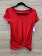 Top Short Sleeve By Maurices In Red, Size: S For Discount