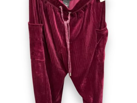 Athletic Pants By Zac And Rachel In Maroon, Size: S For Cheap