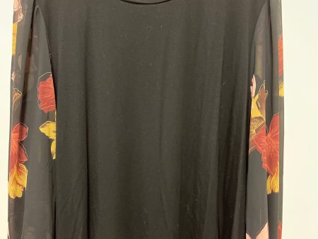 Top Long Sleeve By Tahari By Arthur Levine In Black, Size: 3x Hot on Sale