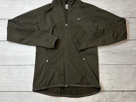 Athletic Jacket By Nike Apparel In Green, Size: M For Sale