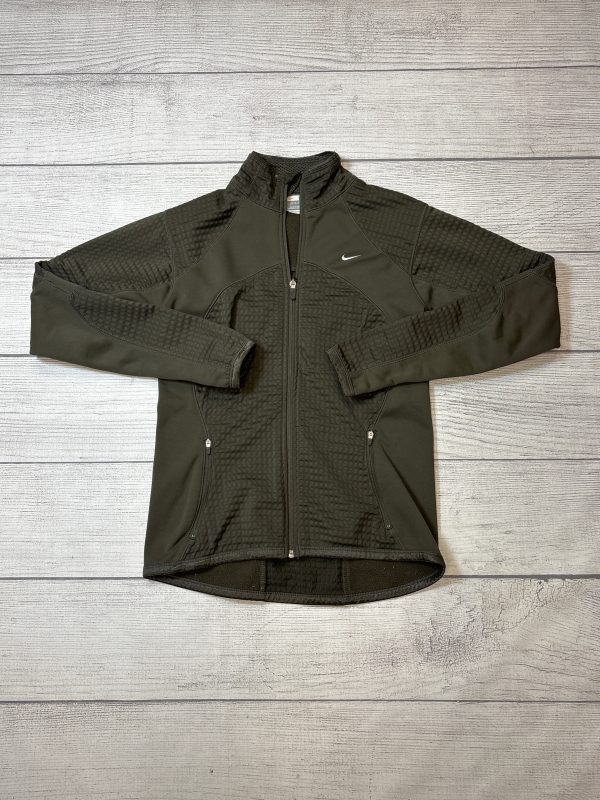 Athletic Jacket By Nike Apparel In Green, Size: M For Sale