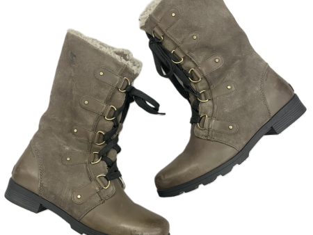 Boots Snow By Sorel In Taupe, Size: 12 Online