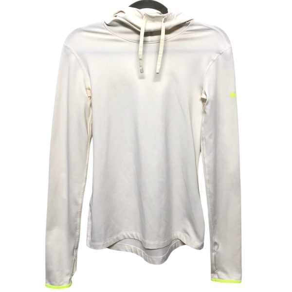 Athletic Jacket By Nike In White, Size: S For Cheap