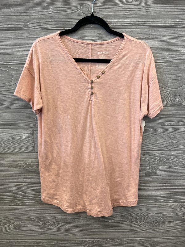 Top Short Sleeve By Knox Rose In Pink, Size: S Online