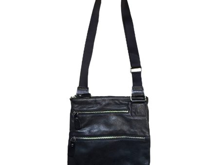 Leather Crossbody Bag By Margot, Size: Large Fashion