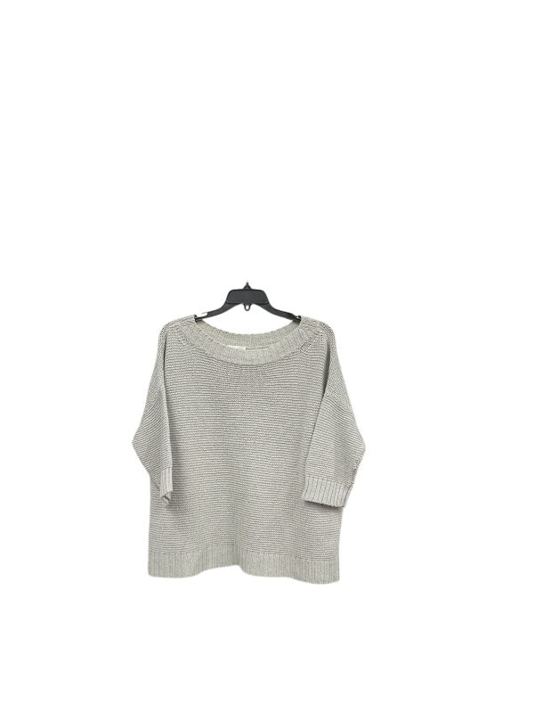 Top 3 4 Sleeve By Eileen Fisher In Grey, Size: M Supply