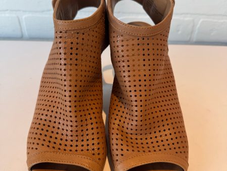 Sandals Heels Block By Steve Madden In Brown, Size: 9.5 Cheap