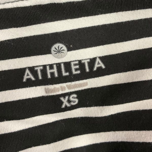 Athletic Capris By Athleta In Black & White, Size: Xs Online Hot Sale