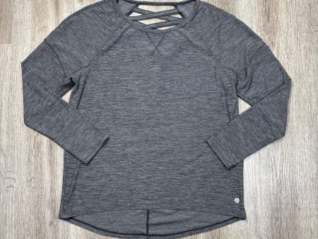 Athletic Top Long Sleeve Crewneck By Apana In Grey, Size: M Cheap