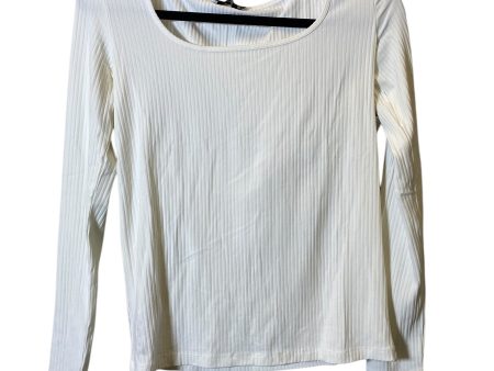 Top Long Sleeve Basic By Mng In White, Size: S Hot on Sale