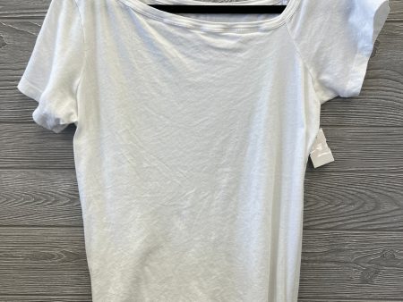 Top Short Sleeve By Lou And Grey In White, Size: S Online Hot Sale