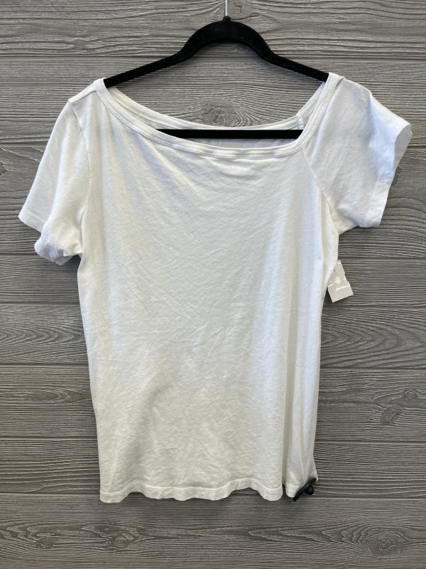 Top Short Sleeve By Lou And Grey In White, Size: S Online Hot Sale