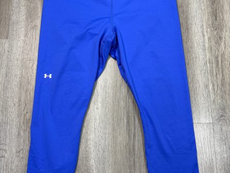 Athletic Leggings By Under Armour In Blue, Size: 2x Sale