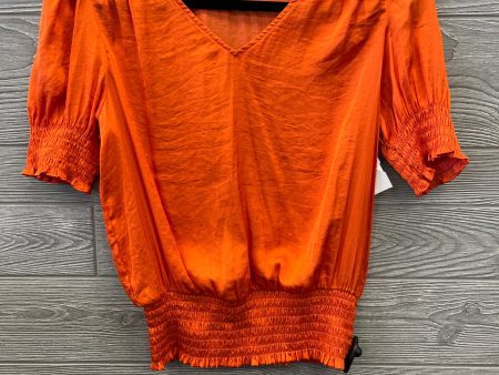 Top Short Sleeve By Philosophy In Orange, Size: S on Sale