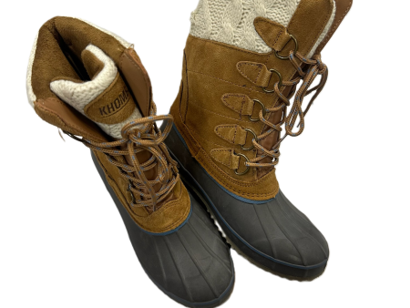 Boots Snow By Khombu In Brown, Size: 8 Online Hot Sale