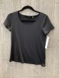 Top Short Sleeve By Notations In Black, Size: Petite   S Hot on Sale