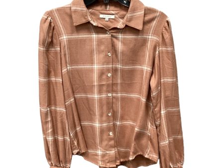 Top Long Sleeve By Z Supply In Peach, Size: Xs Supply