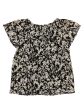 Top Short Sleeve By Loft In Black & White, Size: S For Sale