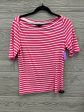 Top Short Sleeve By Tommy Hilfiger In Pink, Size: M Online Sale