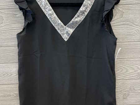 Top Short Sleeve By Shein In Black, Size: S Hot on Sale