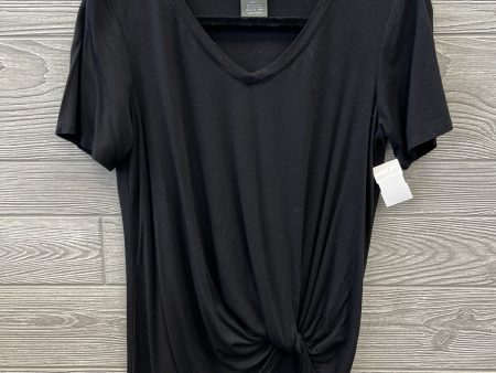 Top Short Sleeve By Matty M In Black, Size: S Fashion