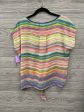 Top Short Sleeve By Liz Claiborne In Multi-colored, Size: M Hot on Sale