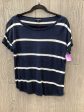 Top Short Sleeve By Talbots In Navy, Size: S Sale