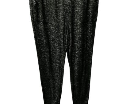 Athletic Pants By 90 Degrees By Reflex In Black, Size: L Cheap