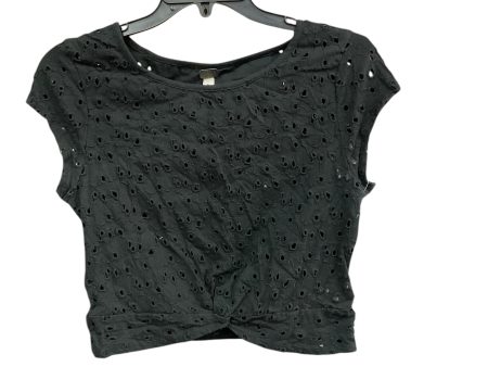 Top Short Sleeve By Free People In Black, Size: S For Discount