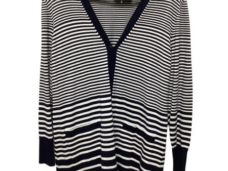 Cardigan By Chicos In Striped Pattern, Size: M Online Sale