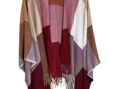 Shawl By Clothes Mentor In Multi-colored, Size: Osfm on Sale